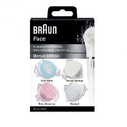 Brosse BRAUN 4 brosses pour visage - (SE80-M )