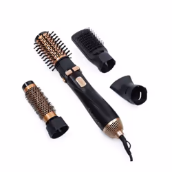 Brosse Soufflante 4en1 Lexical 800W Noir - Brosse Polyvalente Électrique