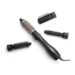 BaByliss AS122E brosse soufflante et fer à lisser Brosse soufflante à air chaud À chaleur Noir, Or rose 1200 W 2,2 m