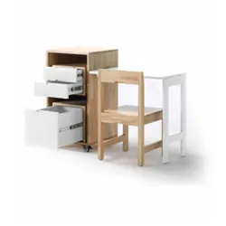 Bureau Pliant Économiseur D'espace 3 En 1