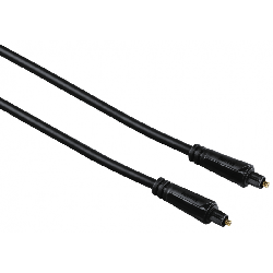 Câble à fibre optique audio HAMA, prise OD T (Toslink), plaqué or, 3 m