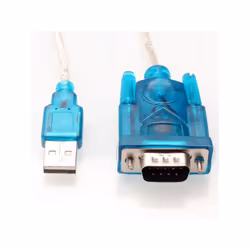 Câble adaptateur de port série - Interface :  USB Vers RS232 DB9 mâle - Longueur du câble : 1. 2m - Taux de transfert : Supér ...