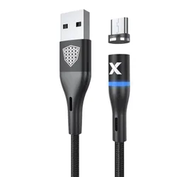 Câble Chargeur Magnétique Inkax Noir
