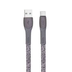 Câble Chargeur RivaCase PS6102 GR12 USB Vers Type-C Gris