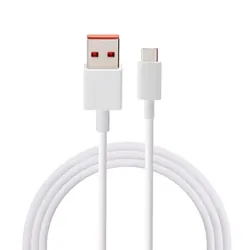Câble Chargeur Xiaomi Type-C 6A Blanc