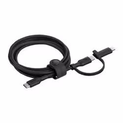Câble De Charge BELKIN 2en1 USB-C Vers USB-C et Lightning - Noir