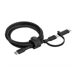 Câble De Charge BELKIN 2en1 USB-C Vers USB-C et Lightning - Noir