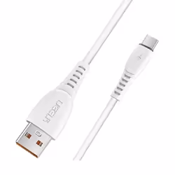 Câble de charge UEELR DX1601 Type-C - Puissance: 6A - Charge et transfert de données - Double protection à l'intérieur et à l ...