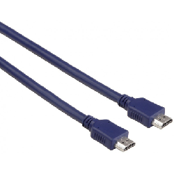 Câble Hama HDMI vers HDMI 1.5M - Bleu