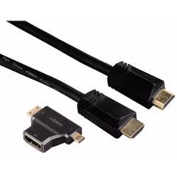 Câble HDMI ™ haute vitesse Hama, fiche - fiche, Ethernet, 3,0 m