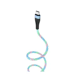 Cable Hoco USB Vers Iphone U85 1M 3A LED