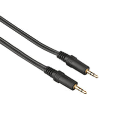 Câble Jack HAMA Mâle Vers Mâle 0.75m - Noir