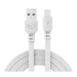CÂBLE USB 8 Broches POUR IPHONE GOLF GC-64i / Blanc