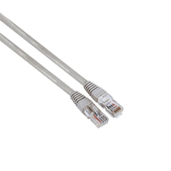 Câble réseau "Droit" RJ45 Hama , Cat 5e, STP, Blindé, Gris, 15,00m