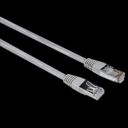 Câble réseau "Droit" RJ45 Hama , Cat 5e, STP, Blindé, Gris, 5,00m