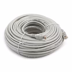 Câble réseau avec RJ45 - UTP CAT5E 100MHz - BASE-T support (up to 2.5Gb/s) - Longueur 30M - Couleur Gris