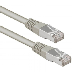 Câble Réseau UTP Cat 6 1.5M RJ45 - Gris
