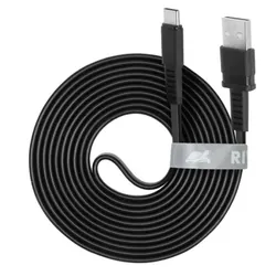 Câble RivaCase PS6002 Noir USB-C à USB-C, Compatible avec USB Type-C