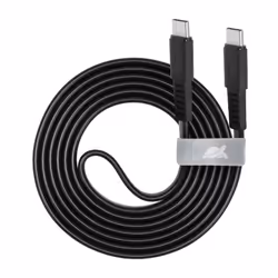 Câble RivaCase PS6002 WT21 USB-C Vers USB-C - Longueur du câble 1.2 m - Câble Plat - Vitesse de transfert de données jusqu'à  ...