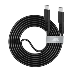 Câble Riva Case PS6005 Noir USB-C vers USB-C - Chargeur Rapide