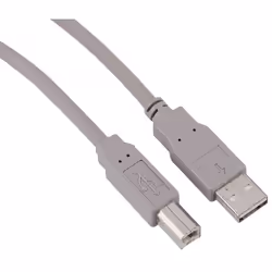 - USB 2.0 Cable, grey, 1.80 m, 25 pieces ,Permet de connecter un ordinateur portable/de bureau à un périphérique USB (par ex. ...