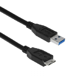 Câble USB 3.0 Pour Disque Dur Externe - Noir