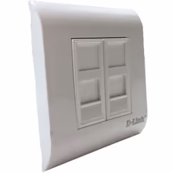 Cadre De Plaque Frontale Encastré D-Link - Dimension:  80 x 80 mm - Couleur: Blanc