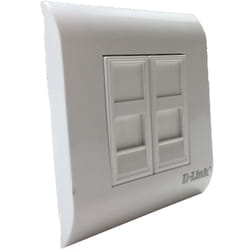 Cadre De Plaque Frontale Encastré D-Link 80x80 mm Blanc