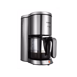 Cafetière EVERTEK IL caffè - INOX - Puissance en Watts: 1250W - Capacité:1.25L, 12 Tasses - Valve Anti-Gouttes - Filtre perma ...