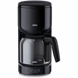 -Cafetière PurEase Braun- Puissance: 1000 Watt - Capacité: 10 tasses- Porte filtre pivotant - Plaque chauffante - Niveau d’ea ...