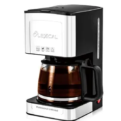 Cafetière Électrique LEXICAL 8 Tasses 800W - Noir