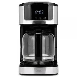 Cafetière électrique programmable LIVOO 1.8L - Noir