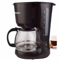 Cafetière Électrique SCHNEIDER - Puissance: 750 Watts - Capacité: 12 tasses - Indicateur de niveau d'eau - Interrupteur march ...