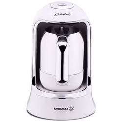 Cafetière Électrique Turc KORKMAZ Vanille - Puissance: 400 Watts - 4 tasses de café - Préparation et arrêt automatiques du ca ...
