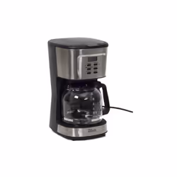 Cafetière électrique Zilan programmable - Puissance 900 W - Capacité: 12 tasses - Corps en acier inoxydable - Panneau d'affic ...