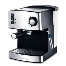 Cafetière Espresso LEXICAL LEM0602 850W - Noir&Silver