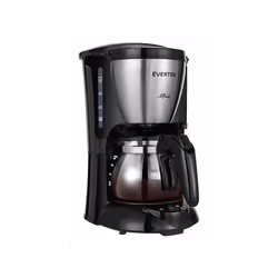 Cafetière électrique - Puissance: 600 Watts - Capacité: 0.65L / 6 tasses - Valve Anti-Gouttes - Verseuse en verre 0.45 litres ...