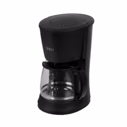 Cafetière à filtre | Puissance : 1000W | Verseuse en verre : 1.5 L | Système anti-gouttes | Réservoir d'eau avec repères de n ...