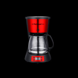 Cafetière TECHWOOD TCA-1295 1000W - Rouge