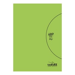 Cahier Piqué YAMAMA 48 Pages CP Uni SYS BMV 17 x 22 80G - Vert