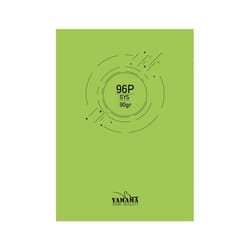 Cahier Piquée YAMAMA 96 Pages UNI SYS BMV 17x22cm 90Gr- Vert