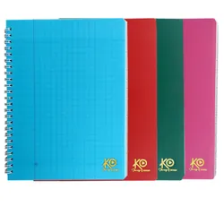 Cahier Wire-o Ko 200P A4 GM Assorties