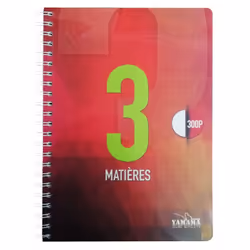 Cahier YAMAMA Wiro Avec Séparations 3en1 GM - Nombre de pages: 300 Pages - Nombre de feuilles: 150 Feuilles - Réglure Séyès - ...