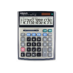 Calculatrice de bureau 12 chiffres OSALO -(OS-7714C)