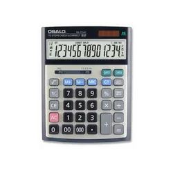 Calculatrice de bureau 12 chiffres OSALO -(OS-7714C)