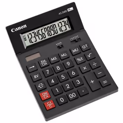 Calculatrice de bureau - 14 chiffres - Écran LCD réglable (2 niveaux) - Calcul constant - Sélecteur de décimale (+, 4, 3, 2,  ...