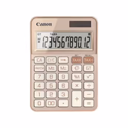 Calculatrice de bureau CANON KS-125KB - rose