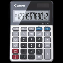 Calculatrice de bureau Canon LS-122TSDBL EMEA 12 chiffres / Gris