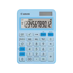 Calculatrice de bureau CANON LS-125KB-PBL - Fonctions: Arrêt automatique, Fonction de correction - 12 chiffres - Alimentation ...