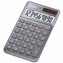 Calculatrice de Bureau CASIO - Ecran LCD à 10 chiffres - Sources d'alimentation: Solaire ou Pile - Fonctions: Calcul des taxe ...
